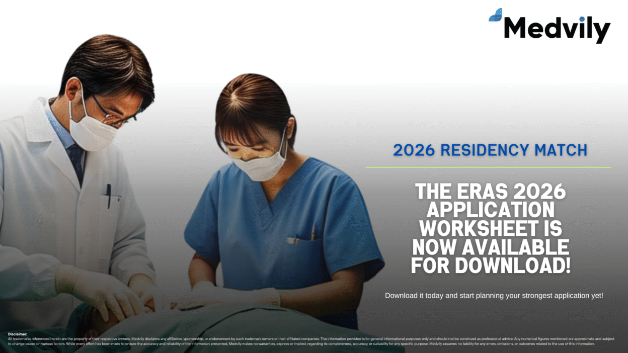 ERAS 2026 Applicant Worksheet