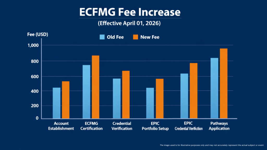 ECFMG Fee Increase 2026