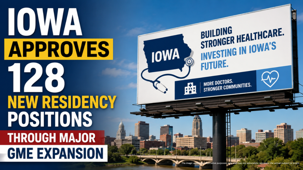Iowa approves 128 new residency positions